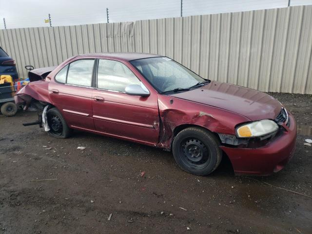 3N1CB51D51L423301 - 2001 NISSAN SENTRA XE RED photo 4