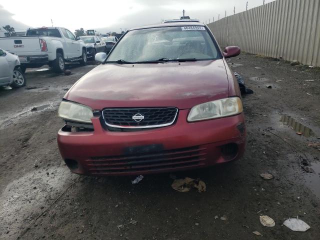 3N1CB51D51L423301 - 2001 NISSAN SENTRA XE RED photo 5