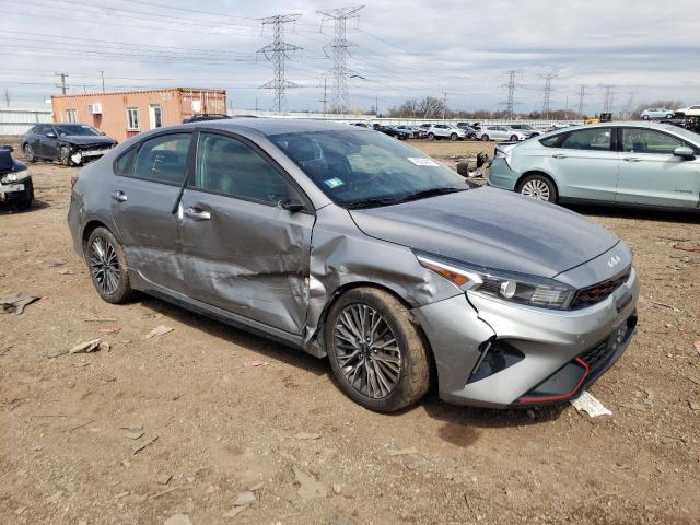 3KPF54AD6NE436922 - 2022 KIA FORTE GT LINE GRAY photo 4