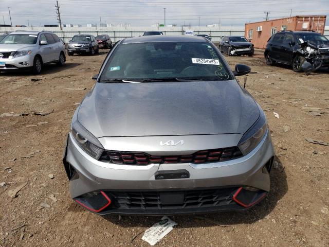 3KPF54AD6NE436922 - 2022 KIA FORTE GT LINE GRAY photo 5