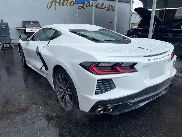 1G1YA2D49P5124587 - 2023 CHEVROLET CORVETTE STINGRAY 1LT WHITE photo 3