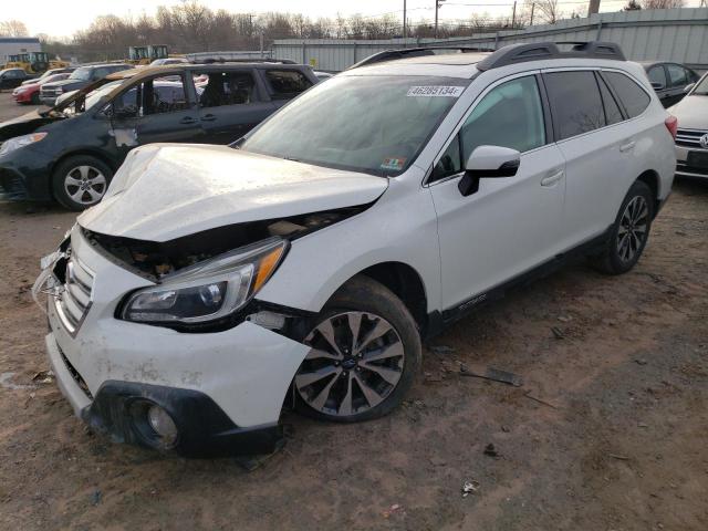 4S4BSENC2F3265332 - 2015 SUBARU OUTBACK 3.6R LIMITED WHITE photo 1