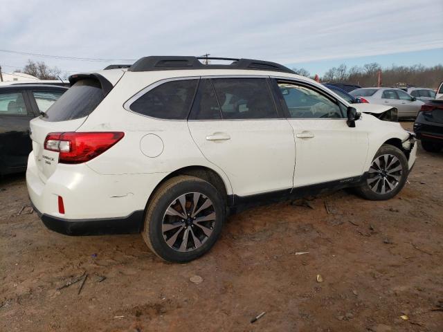 4S4BSENC2F3265332 - 2015 SUBARU OUTBACK 3.6R LIMITED WHITE photo 3