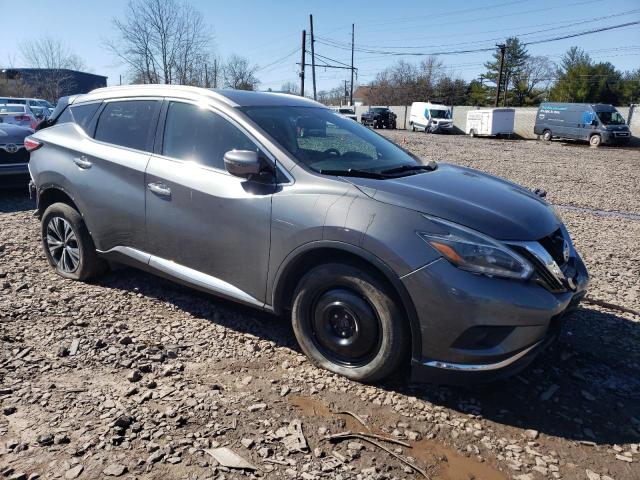 5N1AZ2MH6JN125932 - 2018 NISSAN MURANO S GRAY photo 4