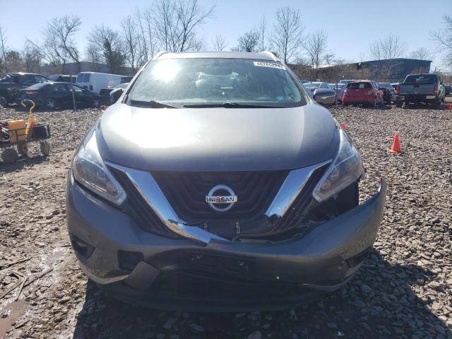 5N1AZ2MH6JN125932 - 2018 NISSAN MURANO S GRAY photo 5