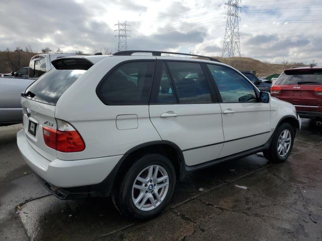 5UXFA13554LU40237 - 2004 BMW X5 3.0I WHITE photo 3