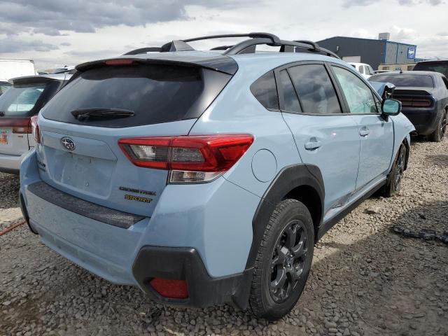 JF2GTHSC9MH295281 - 2021 SUBARU CROSSTREK SPORT BLUE photo 3