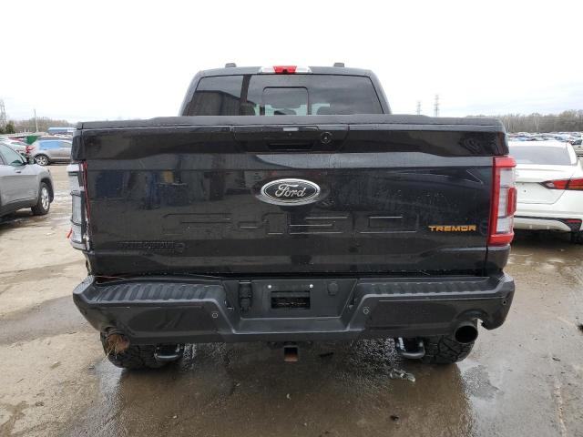 1FTEW1E83NFA55992 - 2022 FORD F150 SUPERCREW BLACK photo 6