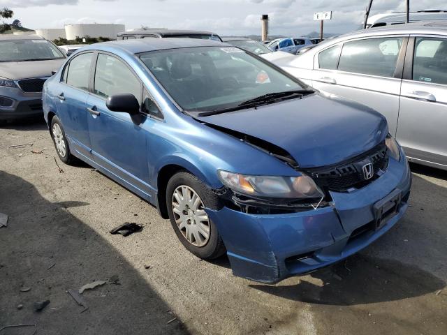 2HGFA1F38AH505135 - 2010 HONDA CIVIC VP BLUE photo 4