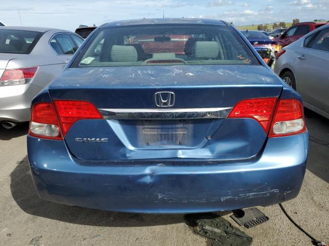 2HGFA1F38AH505135 - 2010 HONDA CIVIC VP BLUE photo 6