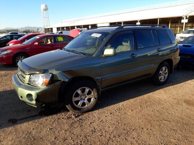 JTEDP21A140019609 - 2004 TOYOTA HIGHLANDER BASE Жасыл фото 1