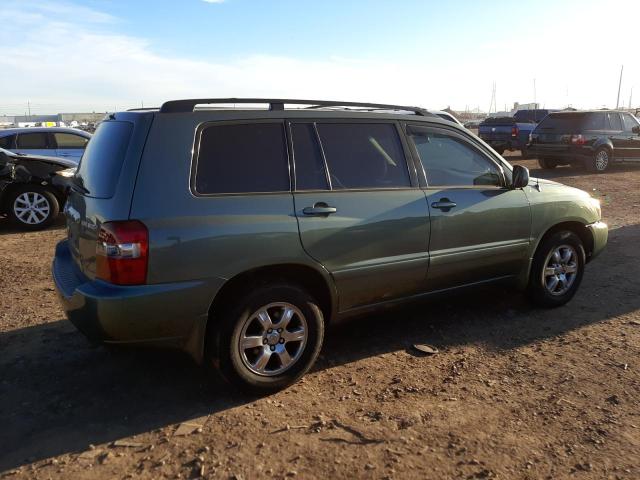 JTEDP21A140019609 - 2004 TOYOTA HIGHLANDER BASE Жасыл фото 3