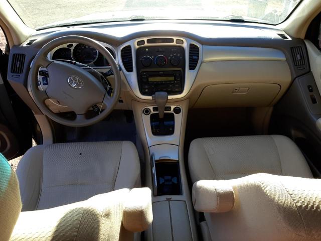 JTEDP21A140019609 - 2004 TOYOTA HIGHLANDER BASE Жасыл фото 8