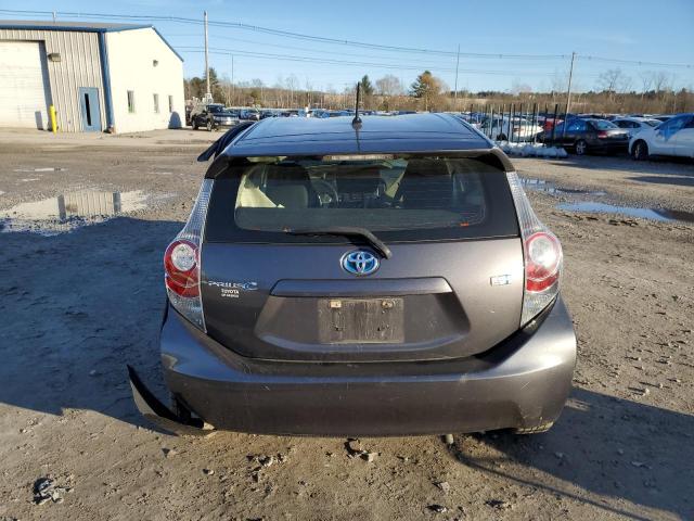 JTDKDTB30E1077636 - 2014 TOYOTA PRIUS C GRAY photo 6