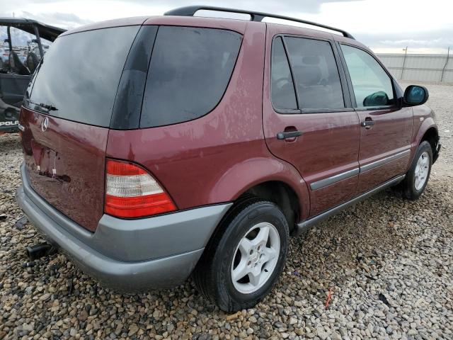 4JGAB54E4WA049427 - 1998 MERCEDES-BENZ ML 320 BURGUNDY photo 3