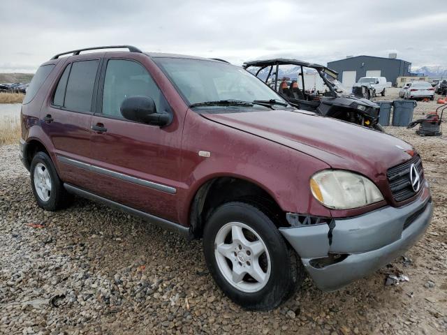 4JGAB54E4WA049427 - 1998 MERCEDES-BENZ ML 320 BURGUNDY photo 4