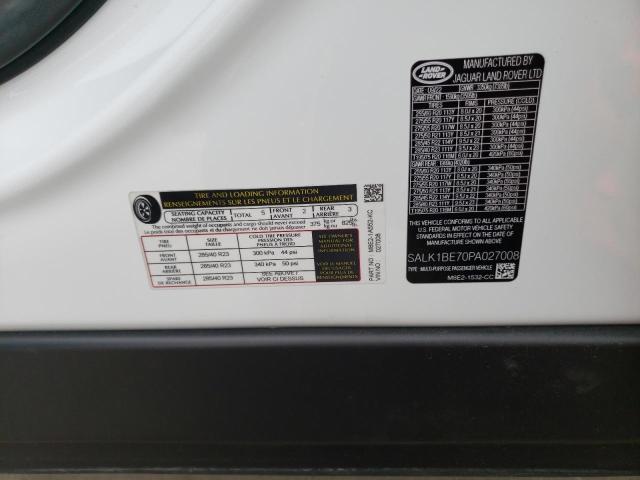 SALK1BE70PA027008 - 2023 LAND ROVER RANGE ROVE AUTOBIOGRAPHY WHITE photo 13