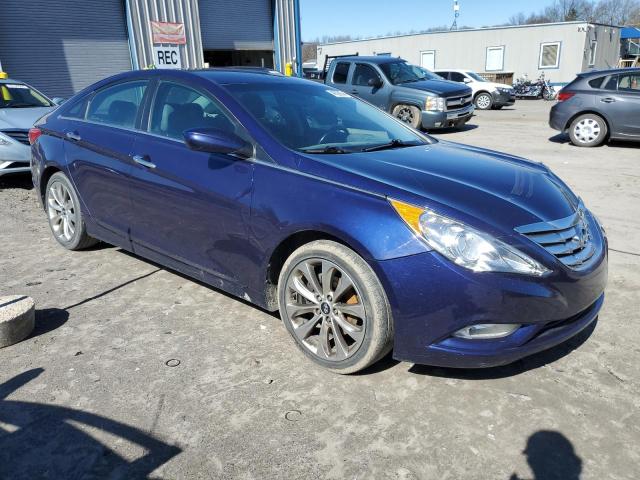 5NPEC4AC4DH677431 - 2013 HYUNDAI SONATA SE BLUE photo 4