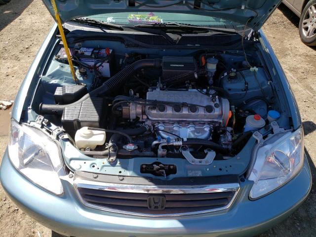 2HGEJ6618YH566342 - 2000 HONDA CIVIC BASE BLUE photo 11