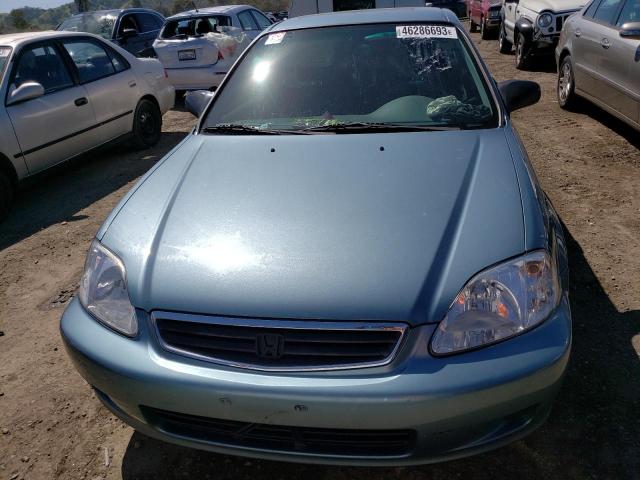 2HGEJ6618YH566342 - 2000 HONDA CIVIC BASE BLUE photo 5