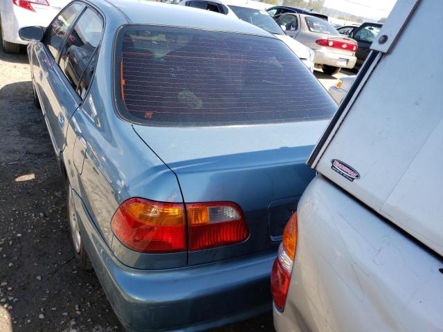 2HGEJ6618YH566342 - 2000 HONDA CIVIC BASE BLUE photo 6