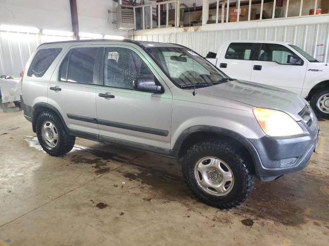 JHLRD78494C000162 - 2004 HONDA CR-V LX SILVER photo 4