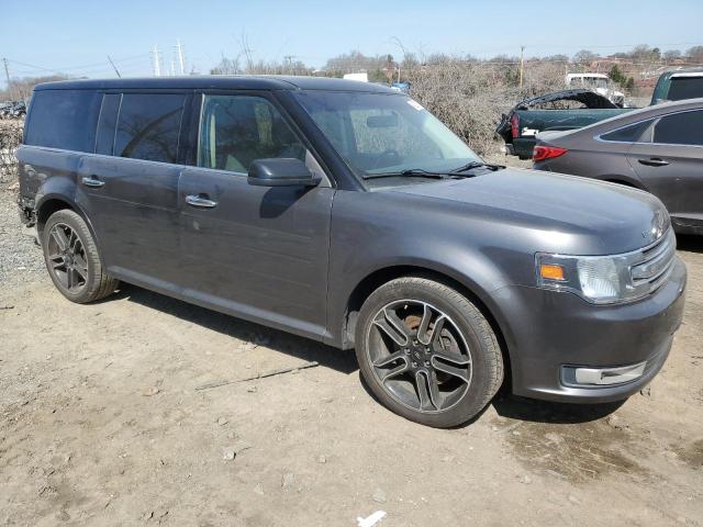 2FMGK5C8XFBA13591 - 2015 FORD FLEX SEL GRAY photo 4