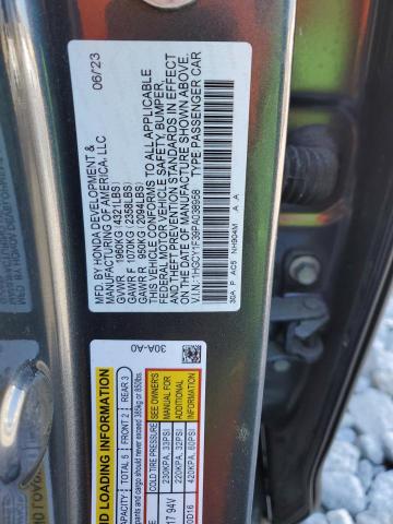 1HGCY1F39PA038958 - 2023 HONDA ACCORD EX GRAY photo 12