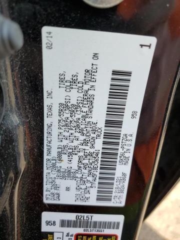 5TFAW5F18EX365461 - 2014 TOYOTA TUNDRA CREWMAX PLATINUM 黑色 照片 12