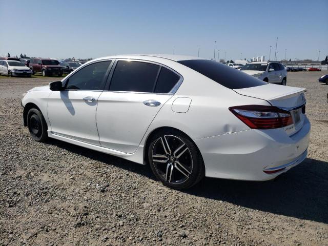 1HGCR2F51HA193154 - 2017 HONDA ACCORD SPORT WHITE photo 2