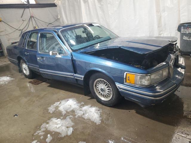 1LNLM81W9PY761085 - 1993 LINCOLN TOWN CAR EXECUTIVE Blau Foto 4