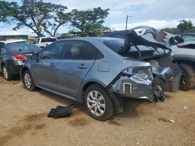 JTDEPMAE6NJ226192 - 2022 TOYOTA COROLLA LE BLUE photo 2