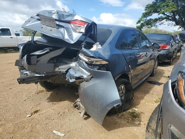 JTDEPMAE6NJ226192 - 2022 TOYOTA COROLLA LE BLUE photo 3