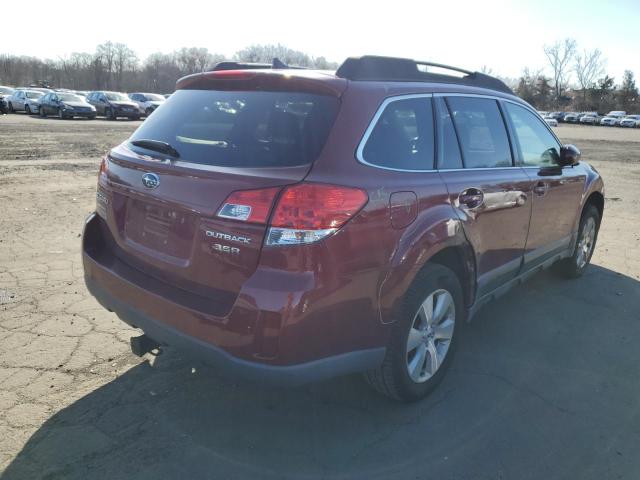 4S4BRDLC5C2235137 - 2012 SUBARU OUTBACK 3.6R LIMITED RED photo 3