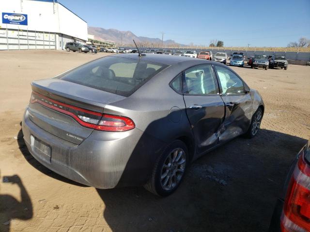 1C3CDFCA2DD682326 - 2013 DODGE DART LIMITED GRAY photo 3