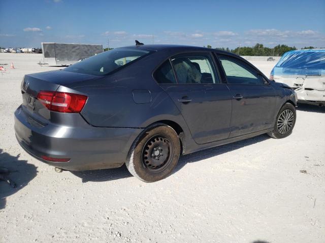 3VW2K7AJ5FM327290 - 2015 VOLKSWAGEN JETTA BASE 灰色 照片 3