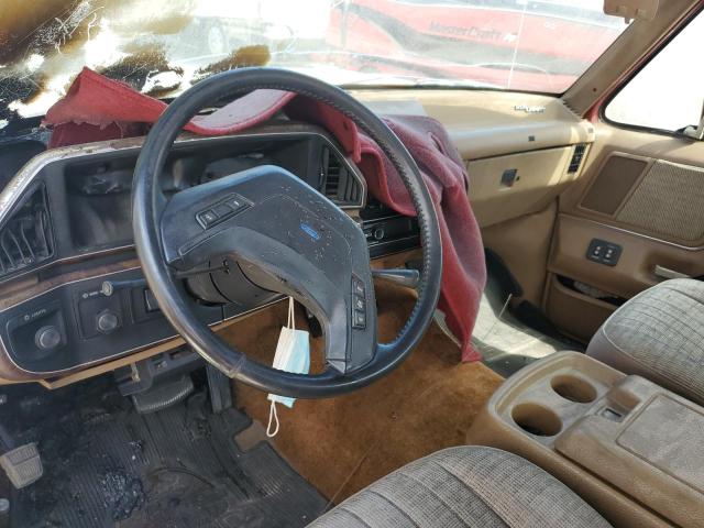 1FTJX35G1MKA06553 - 1991 FORD F350 RED photo 8