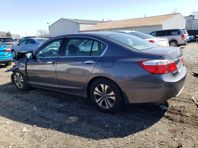 1HGCR2F32DA239972 - 2013 HONDA ACCORD LX GRAY photo 2