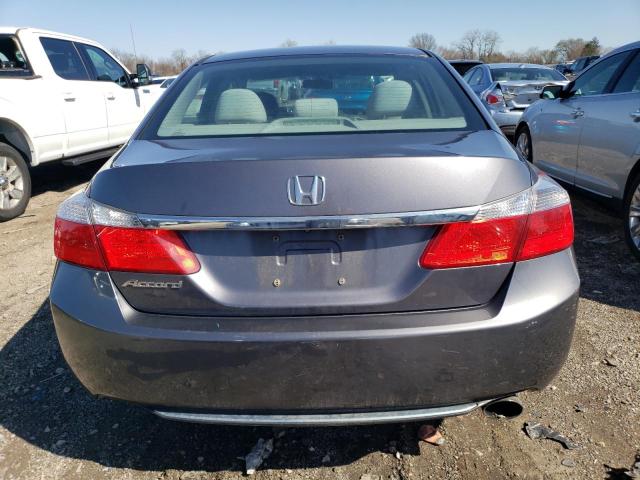 1HGCR2F32DA239972 - 2013 HONDA ACCORD LX GRAY photo 6