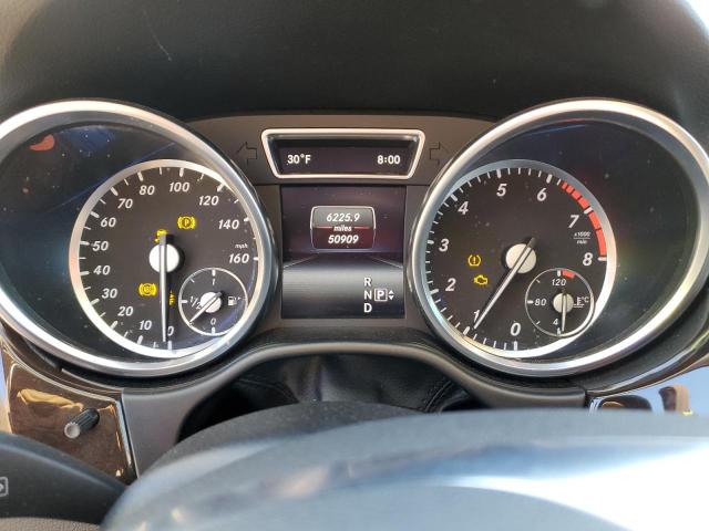 4JGDA5HB9FA598380 - 2015 MERCEDES-BENZ ML 350 4MATIC BLACK photo 9