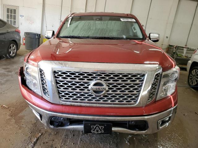 1N6AA1E51HN563341 - 2017 NISSAN TITAN SV BURGUNDY photo 5