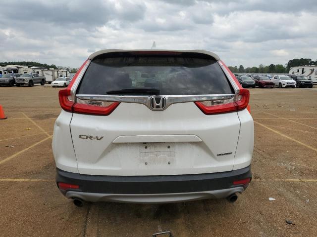 7FARW1H95KE012927 - 2019 HONDA CR-V TOURING WHITE photo 6