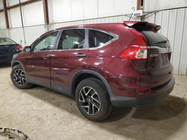 2HKRM4H47GH679496 - 2016 HONDA CR-V SE MAROON photo 2