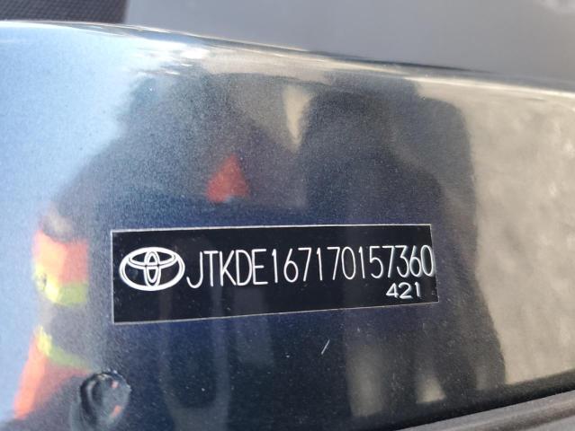 JTKDE167170157360 - 2007 TOYOTA SCION TC ნაცრისფერი ფოტო 12