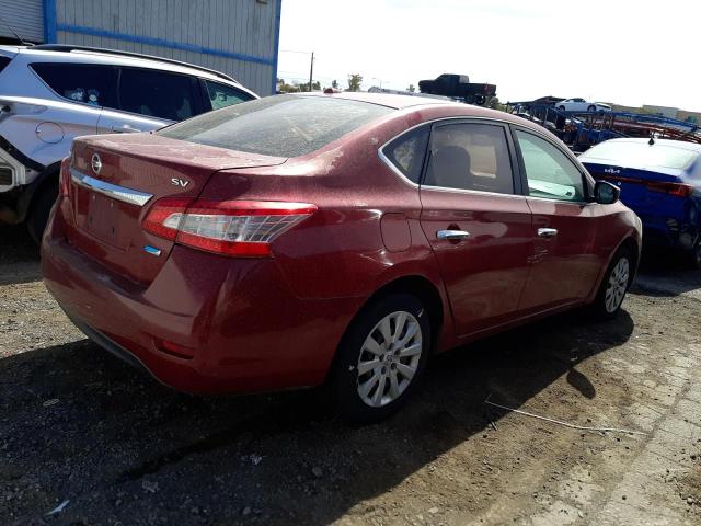 3N1AB7AP5DL667189 - 2013 NISSAN SENTRA S RED photo 3