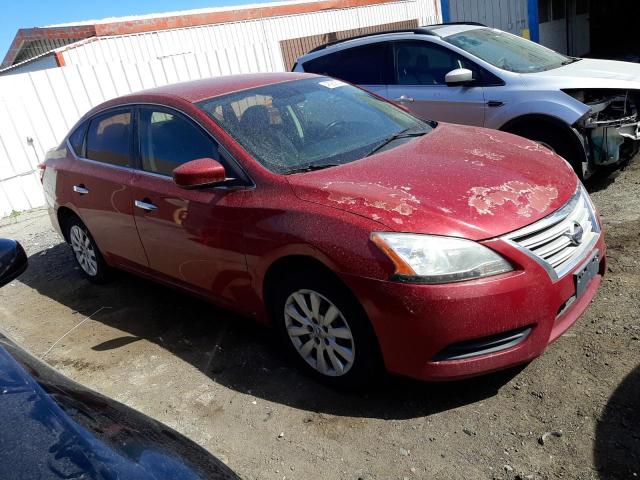 3N1AB7AP5DL667189 - 2013 NISSAN SENTRA S RED photo 4