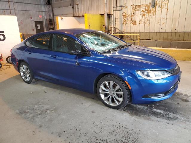 1C3CCCBB1FN670208 - 2015 CHRYSLER 200 S BLUE photo 4