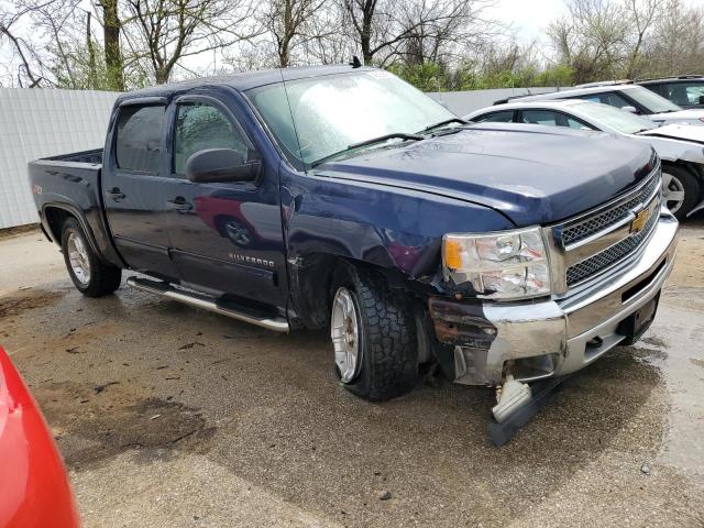 3GCPKSE71CG162004 - 2012 CHEVROLET SILVER1500 K1500 LT BLUE photo 4