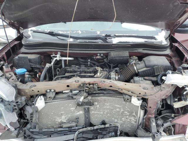 5FNYF8H52KB013403 - 2019 HONDA PASSPORT EXL MAROON photo 12