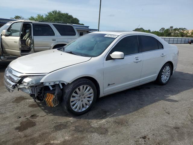 3FADP0L37AR260860 - 2010 FORD FUSION HYBRID WHITE photo 1